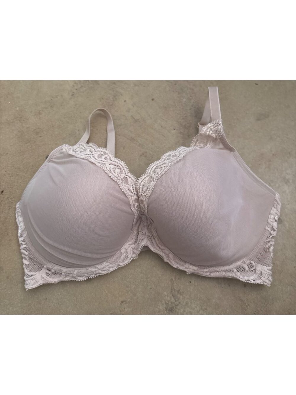 Natori Style 23110 Classic Molded Cup Underwire Bra Floral Jacquard Fabric